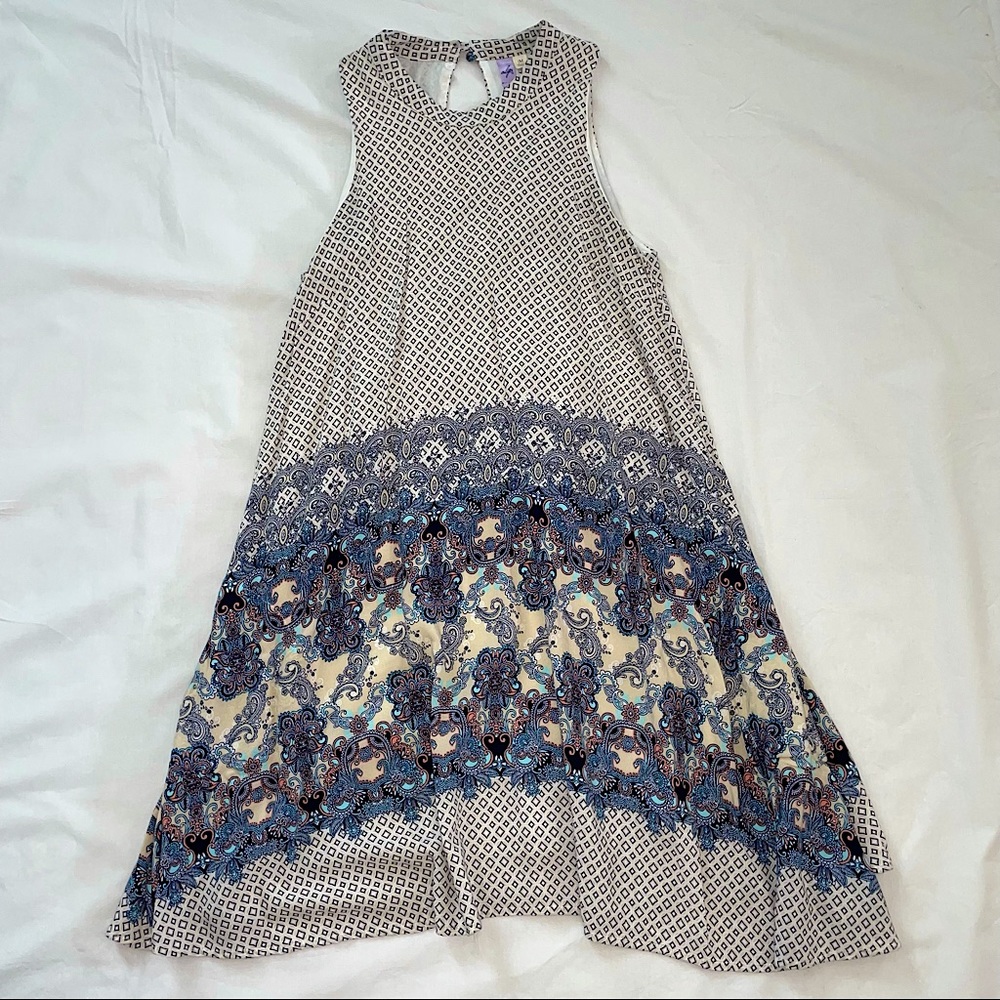Alya Sleeveless High Neck Mini Sundress